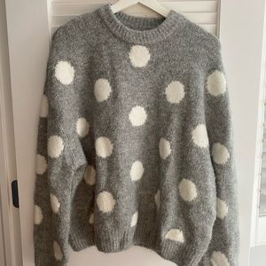 Cozy polka dot Pull&Bear sweater